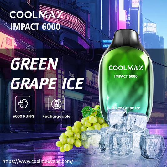 COOLMAX Impact Green Grape Ice - Veextech Store Canada