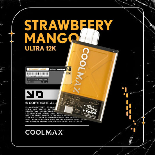 COOLMAX Ultra 12K Disposable Vape Strawberry Mango