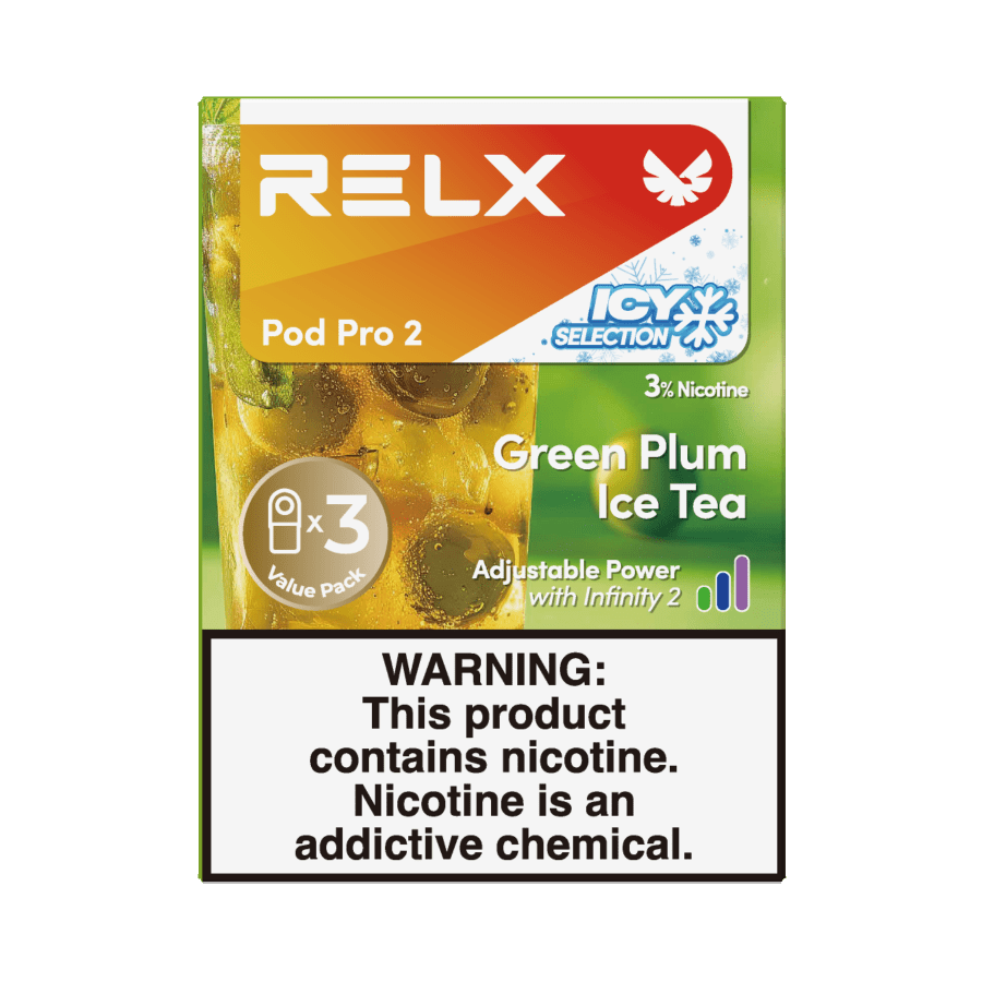 RELX Pod Pro 2 - Green Plum Ice Tea